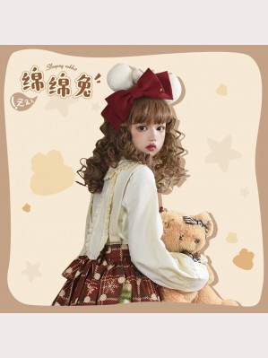 Sleeping Rabbit Lolita Style Blouse by Lineall Cat (LC07)